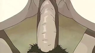 BDSM anime teens enslaved for businessmens pleasure