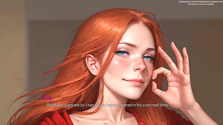 Imagine This Is Bob - Slutty Wife Mila Rides Monster Dildo for Weak Cuckold Husband - Mila Ai - by Addont