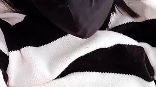 Amateur striptease and Solo masturbation