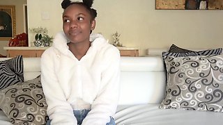 Big ass African babe enjoys rough sex