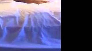 Puffy-Nipple MILF Gives Blowjob to Young Guy in Threesome