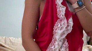 Blonde teen Sierras first erotic masturbation video