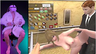 Elevator Sex In Vr Game. Interactive Hentai In Virtual Reality - Car Toon