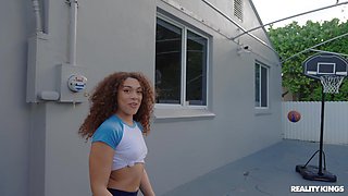 Perverted ebony teen incredible interracial clip
