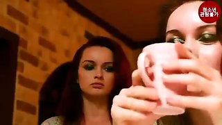 AMWF Irina Griga Russian Female Red Head Nude Model Lived Together And Interracial Cowgirl Sex With Korean Male Boyfriend But Decide To Leave His House: Porn