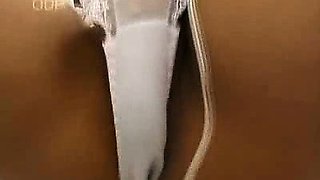 Vibrator Banged Japanese Pussy
