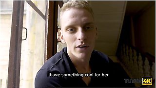 Martin Spell And Cherry Aleksa In Tutor With A Bundle On Her Head Properly Nailed By New Student 18+