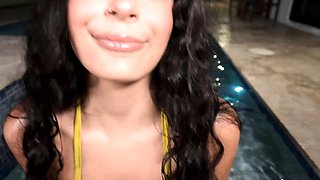 YNGR-Angel Gostosa Takes A Cock By The Pool