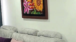 Hot Latina MILF Maid Tries-on My Wife's Lingerie and Gets a Deep Creampie From Her Boss