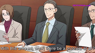 The Price of Success: Intense Pussy Eating at the Workplace - Anime Hentai, ENG Sub
