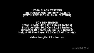 Ivy Maddox & Lydia Black Testing The Handmade Power Size L And Unicorn Size M (With Additional Anal Fisting) Twt229