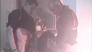 Venere Bianca Vintage Blowjob & Doggy Style with BBC - Classic Hairy Pussy Scene