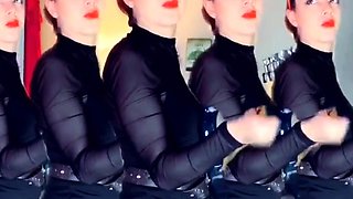 Pregnant Redhead Webcam Masturbation