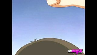 Shy Virgin Boy Gets Taught How To Fuck By Busty Stepsister - Uncensored Hentai
