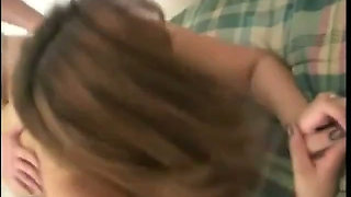 Horny White Stude Bangs Redhaired Housewife with Slant Eyes