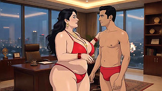 Desi Indian Shweta Bhabhi Having Sex at Office with Hindi Audio Animation Video