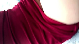 Great Big Boobs On Masturbating Redhead