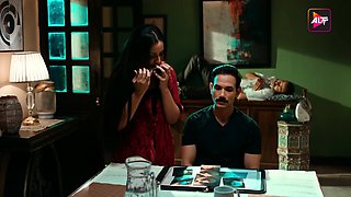 Indian pair celebrating their anniversary inside bedroom