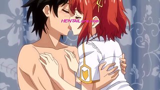Shy big boobs [censored] finally takes her crush's virginity ◌ HENTAI Porn