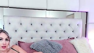 Blonde with big boobs fucked from behind before tit wanking