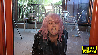 A Crazy Show with Humiliation and an Enema of Piss and Milk