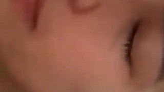 Desi BF Cum on Her Cute and Innocent Girlfriends Face Fuck