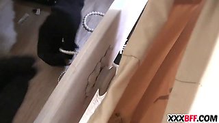 Lesbian cougar penalizing young