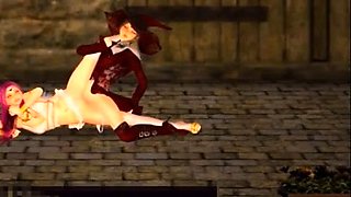 Awesome hentai anal sex with stunning excited nurse