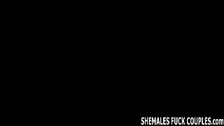 Horny shemale amateur enjoys masturbation and dreams of group sex