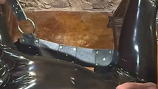 Intense Pegging with Huge Dildo - Alex Latex
