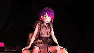 Awesome hentai anal sex with stunning excited nurse