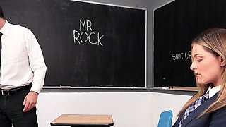 Schoolgirl Serena Gets First Cum