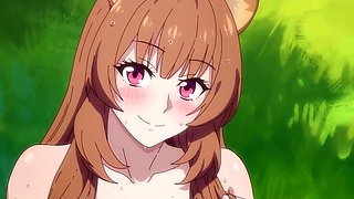 Busty furry hentai girl enjoys passionate fuck in the woods