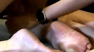 Missy milks her cow! Spanking Cum Drink Handjob!