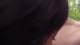 Japanese Babe Seduces Blonde - Steamy Pool Threesome