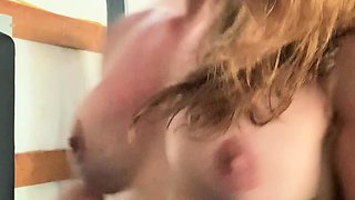 Cute curly brunette solo webcam masturbation