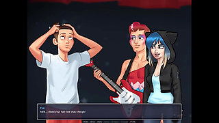 Summertime Saga Miss Dewitt & Helan & Eve Animation Collection [part 11] Nude Sex Game Play