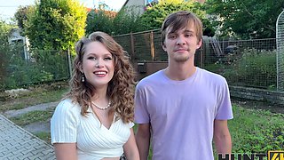 Stanley Johnson's hot russian wife Una Fairy gets fucked in thong by her cuckold husband