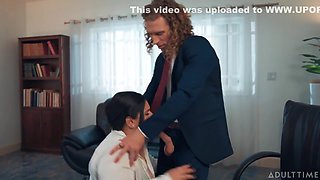 Michael Rips Her Stockings And Fucks His Bbw Secretary - Michael Vegas And Karla Lane