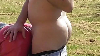 Fucking outdoor in PVC