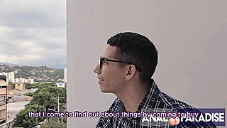 A Married Couple Showed Us Their House for Sale, and We Ended up Fucking the Owner's Ass and Doing Double Penetration.