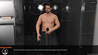 Busty Doctor Wife Caught in Men's Shower: Risky Anal Quickie with Husband at Hospital - Medical Special Care - by 10ki