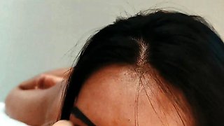 Hot Amateur Asian blowjob in my car