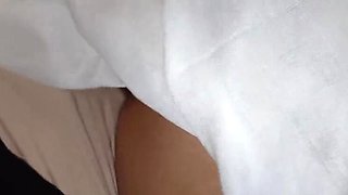 Lesbian Stepdaughters Risky Masturbation POV - Homemade Orgasm Moaning & Cum in Panties