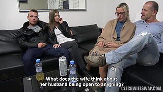 Czech Wife Swap 12 - Part 1: Wild House Swap: Piss & Pounding!