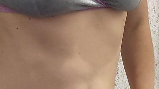 Strong Arms and Back Flexing