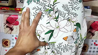 I Film My Hot Stepmom Cooking - My Husband Works a Lot so My Stepson Takes Hi...