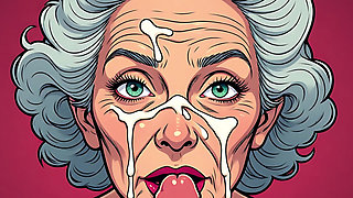 Vintage Cartoon Style Facials