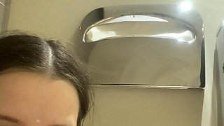 Orgasm in the Bathroom Stall