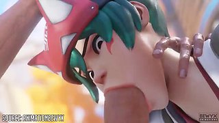 Overwatchs Hottest Aminations Cum